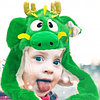 New Шапка с двигающимися и светящимися ушами Дракоша / Символ 2024 года Дракон Зеленый Дракоша (поднимаются,, фото 4