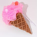 Подарочный набор женский "Моей ягодке", гель для душа во флаконе шоколад и мочалка в форме мороженого, фото 4