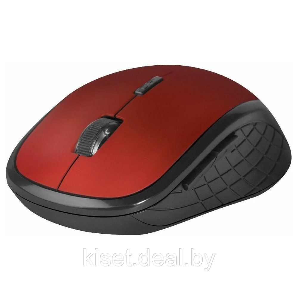 Мышь беспроводная Defender HIT MM-415 1600dpi 6 кнопок красный - фото 2 - id-p220239150