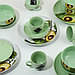 Набор посуды на 4 персоны «Авокадо», 16 предметов: 4 тарелки 23 см, 4 миски 14.5 см, 4 кружки 250 мл, 4 блюдца, фото 5