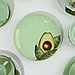Набор посуды на 4 персоны «Авокадо», 16 предметов: 4 тарелки 23 см, 4 миски 14.5 см, 4 кружки 250 мл, 4 блюдца, фото 8