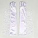 Карнавальный аксессуар-перчатки с бахромой, цвет белый, фото 5