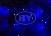 Светодиодная бахрома "Айсикл чёрный" Light-neon 3.2*0.9 м синий [255-213]