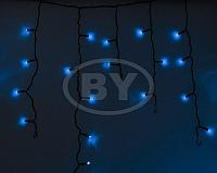 Светодиодная бахрома "Айсикл чёрный" Light-neon 2.4*0.6 м синий