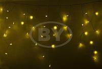 Светодиодная бахрома "Айсикл прозрачный" Light-neon 4.8*0.6 м желтый