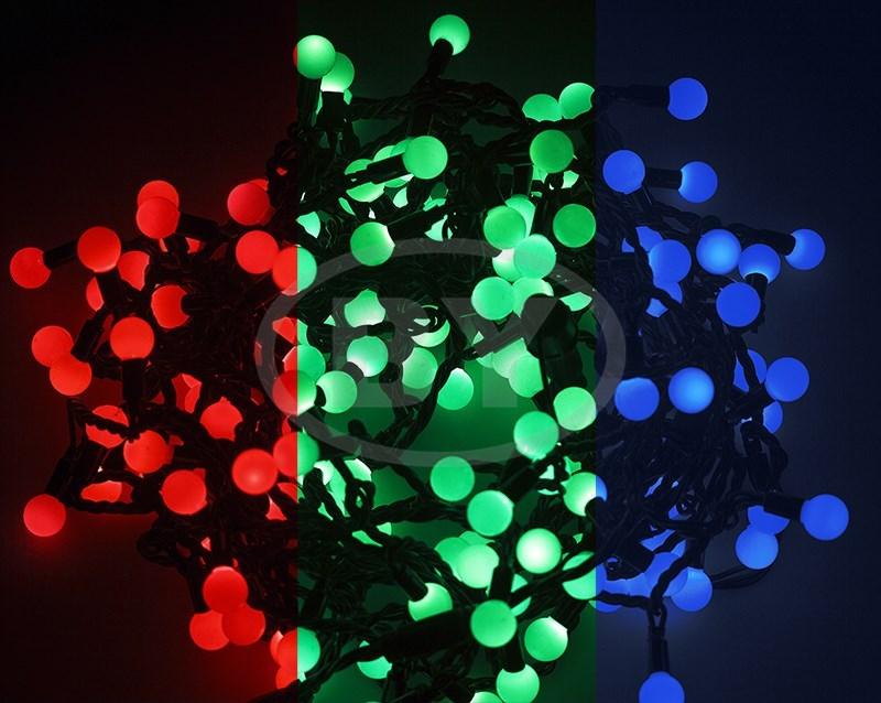 Светодиодная гирлянда Light-neon "LED шарики" RGB 5 м Ø 15 мм - фото 1 - id-p220248085