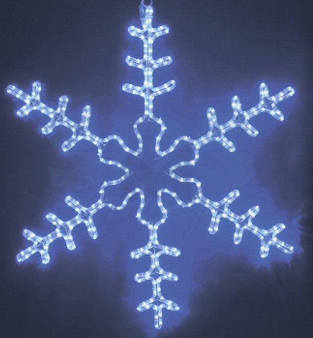Фигура Light-neon "Большая снежинка" синий - фото 1 - id-p220248110