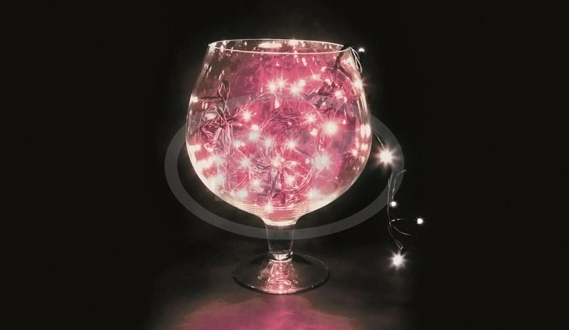 Светодиодная гирлянда Light-neon «Твинкл лайт» розовый 10 м - фото 1 - id-p220248112