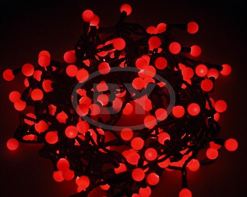 Светодиодная гирлянда Light-neon "LED шарики" красный 20 м Ø 17.5 мм - фото 1 - id-p220248117