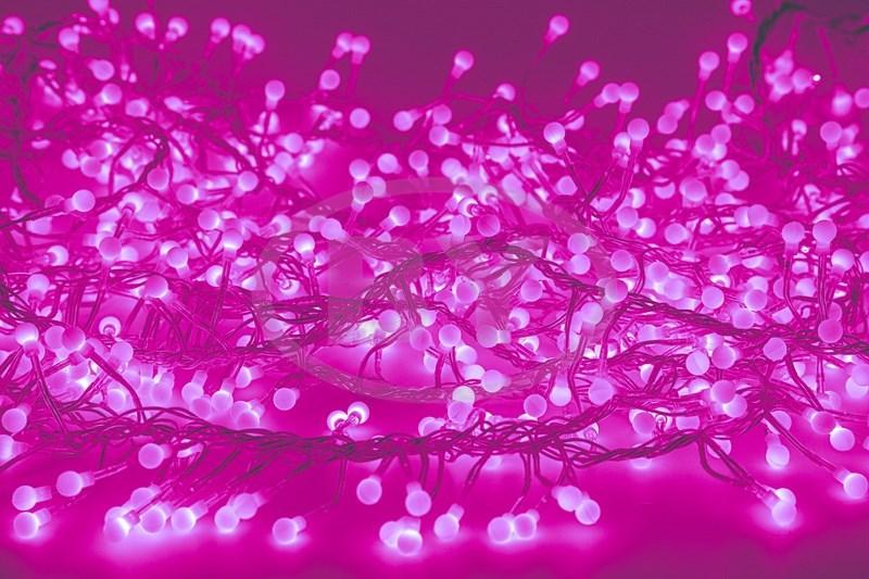 Светодиодная гирлянда Light-neon «Мишура LED» розовый 6 м - фото 1 - id-p220248141