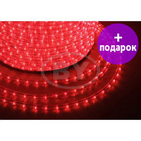 Дюралайт LED Light-neon 36 LED/m красный свечение с динамикой /1М