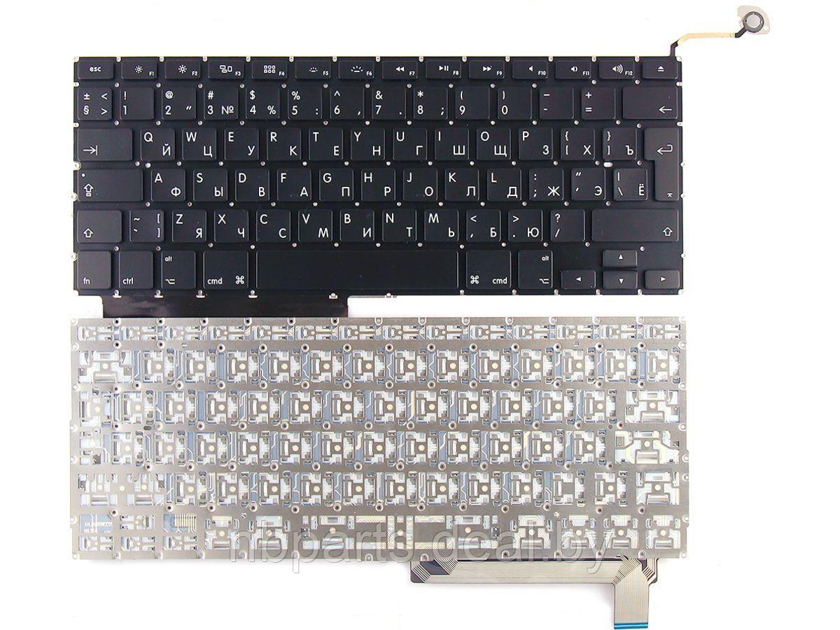 Клавиатура для ноутбука Apple Macbook 15" A1286 2008y Black, Big Enter, RU - фото 1 - id-p194500855
