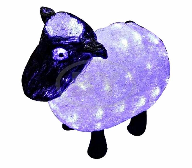 Фигура Light-neon "Овца" белый 30 см - фото 1 - id-p220248306