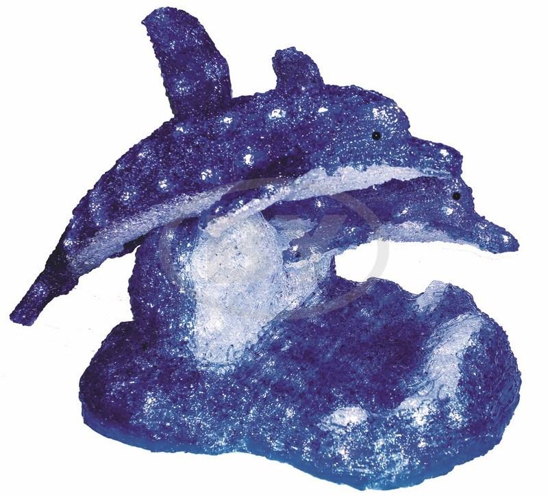 Фигура Light-neon "Синие дельфины" - фото 1 - id-p220248313