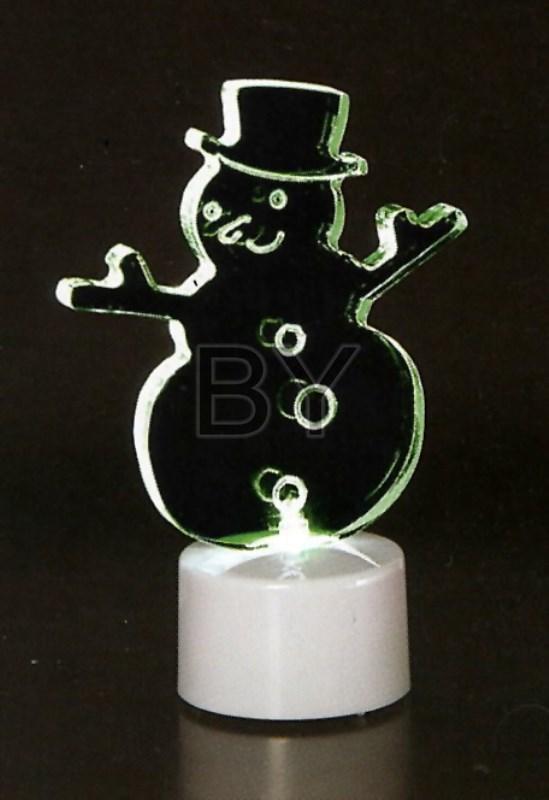 Фигура Light-neon "Снеговик в шляпе 2D" - фото 1 - id-p220248334