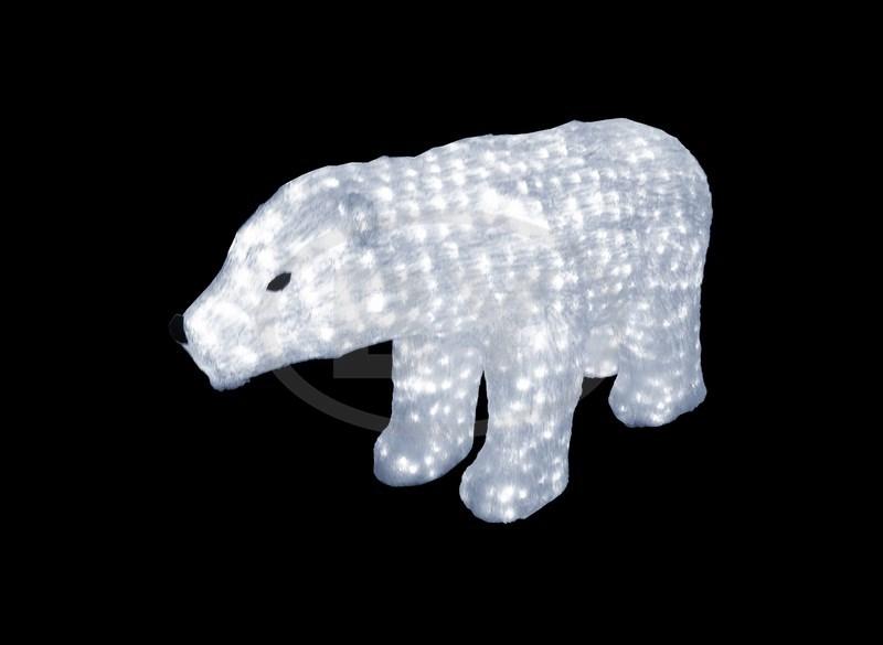 Фигура Light-neon "Белый медведь" 60 см - фото 1 - id-p220248347