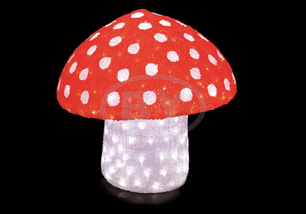 Фигура Light-neon "Мухомор" 60 см - фото 1 - id-p220248367
