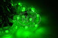 Светодиодная гирлянда Light-neon "LED Galaxy Bulb String" зелёный, черный каучук