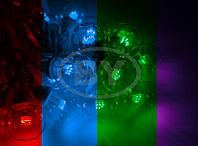 Светодиодная гирлянда Light-neon "LED Galaxy Bulb String" мультиколор, белый каучук