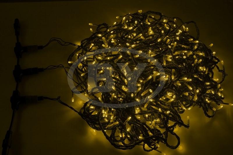 Светодиодная гирлянда Light-neon "Клип лайт" желтый 3 нити по 20 м - фото 1 - id-p220248468