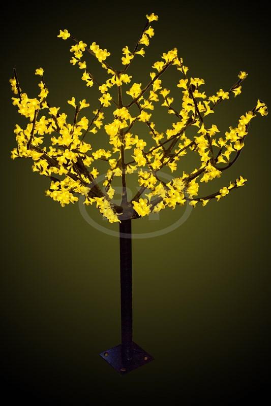 Светодиодное дерево Light-neon "Сакура" желтый 1.5 м, Ø 1.3 м - фото 1 - id-p220248479