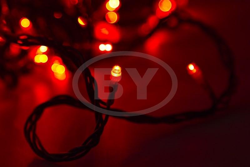 Светодиодная гирлянда Light-neon "Клип лайт" красный 3 нити по 20 м - фото 2 - id-p220248480