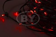 Светодиодная гирлянда Light-neon "Клип лайт" красный, между диодами 30 см /1М