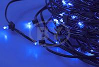 Светодиодная гирлянда Light-neon Клип лайт синий, между диодами 30 см /1М