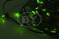 Светодиодная гирлянда Light-neon Клип лайт зелёный, между диодами 30 см /1М