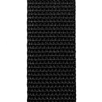 Лента тканная 25мм 322 черн 10,7 (полая) ЛД