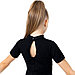 Купальник гимнастический Grace Dance, с шортами, с коротким рукавом, р. 34, цвет чёрный, фото 4