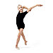 Купальник гимнастический Grace Dance, с шортами, с коротким рукавом, р. 36, цвет чёрный, фото 4