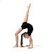 Купальник гимнастический Grace Dance, с шортами, с коротким рукавом, р. 36, цвет чёрный, фото 5