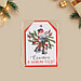 Открытка-шильдик на подарок «Счастья в новом году!», снегирь, акварельный картон 5 × 7 см     961411, фото 3