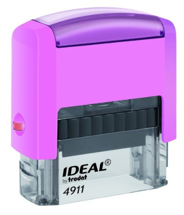 Автоматическая оснастка Ideal 4911 для клише штампа 38*14 мм, корпус сиреневый - фото 1 - id-p220258390