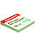 Бумага для заметок с липким краем Brauberg Pastel 76*76 мм, 1 блок *100 л., зеленая, фото 2