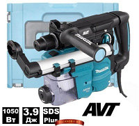 Перфоратор Makita HR3011FCWJ (SDS+, 1050Вт, 3.9 Дж, 3 реж., AVT, пылесборник)