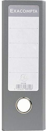 Папка-регистратор "Horizontal", A4, 70 мм, картон, серый - фото 2 - id-p220258342