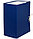 Короб архивный бумвиниловый на завязках OfficeSpace корешок 150 мм, 240*320*150 мм, синий, фото 3