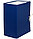 Короб архивный бумвиниловый на завязках OfficeSpace корешок 150 мм, 240*320*150 мм, синий, фото 4
