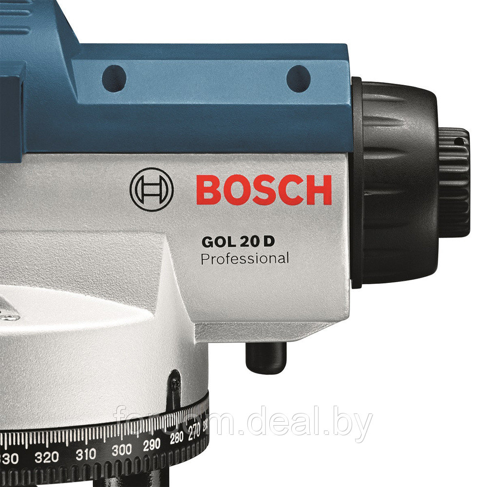 BOSCH Нивелир оптический GOL 20 D Professional + BT 160 + GR 500 Kit BOSCH (0601068402) - фото 6 - id-p220258334