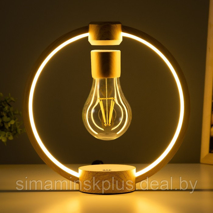 Настольная лампа "Круг левитация" LED 23х23 см - фото 4 - id-p220259059