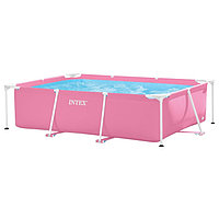 Бассейн каркасный Pink Frame Pool 220 х 150 х 60 см, цвет розовый 28266NP