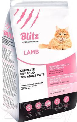 Сухой корм для кошек Blitz Pets Adult Cats Lamb - фото 1 - id-p220259585