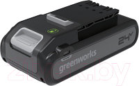 Аккумулятор для электроинструмента Greenworks 24V с двумя USB-C разъемами / 2940407