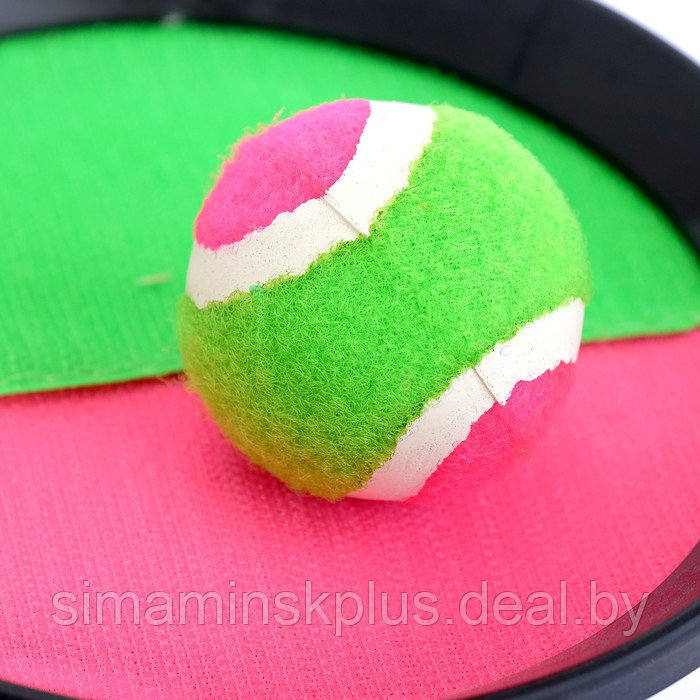 Игра «Поймай мяч», на липучках, диаметр 15,5 см - фото 2 - id-p220261114