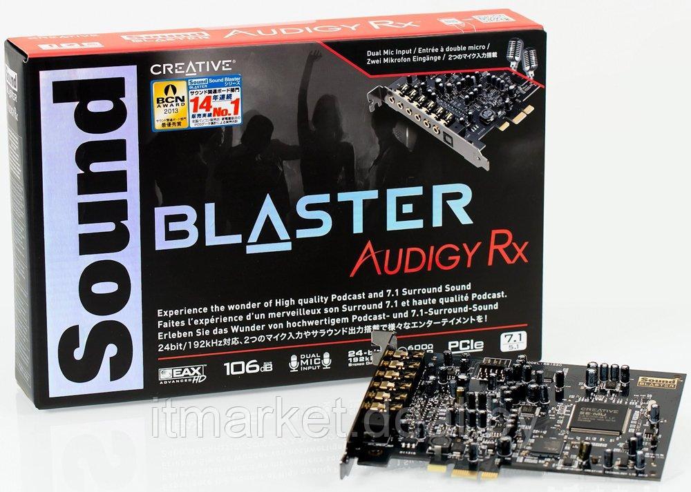 Звуковая карта Creative SB Audigy Rx (SB1550 PCI-E) - фото 1 - id-p220270081