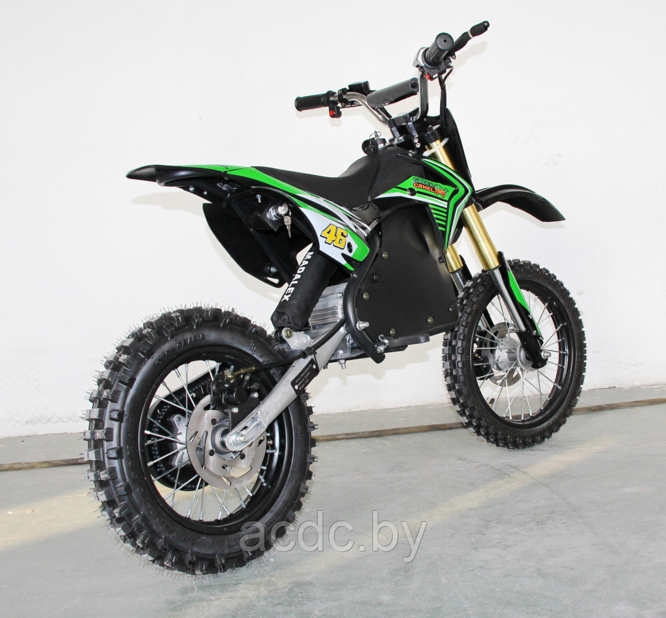 Электромотоцикл GreenCamel Питбайк DB500, 48V 1500W R14/R12 - фото 3 - id-p220270686