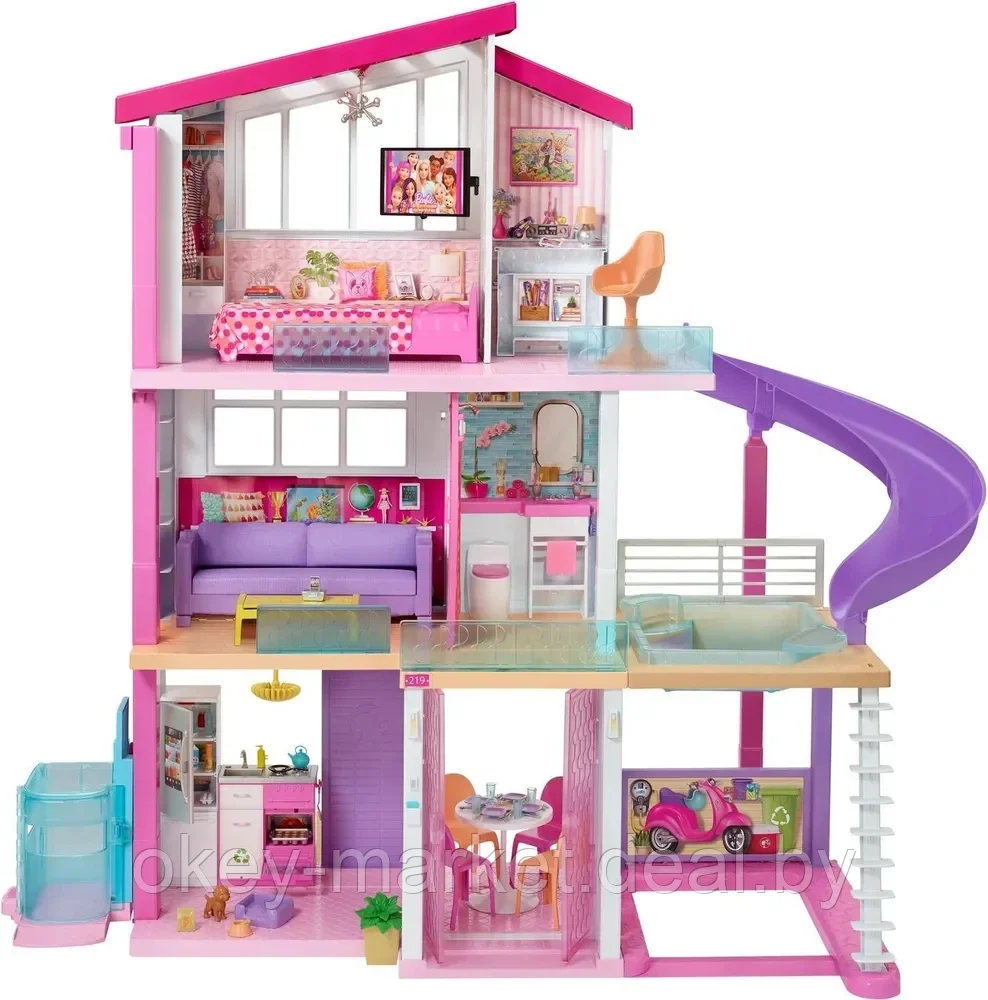 Дом для кукол Barbie Дом мечты GNH53 - фото 1 - id-p220270832