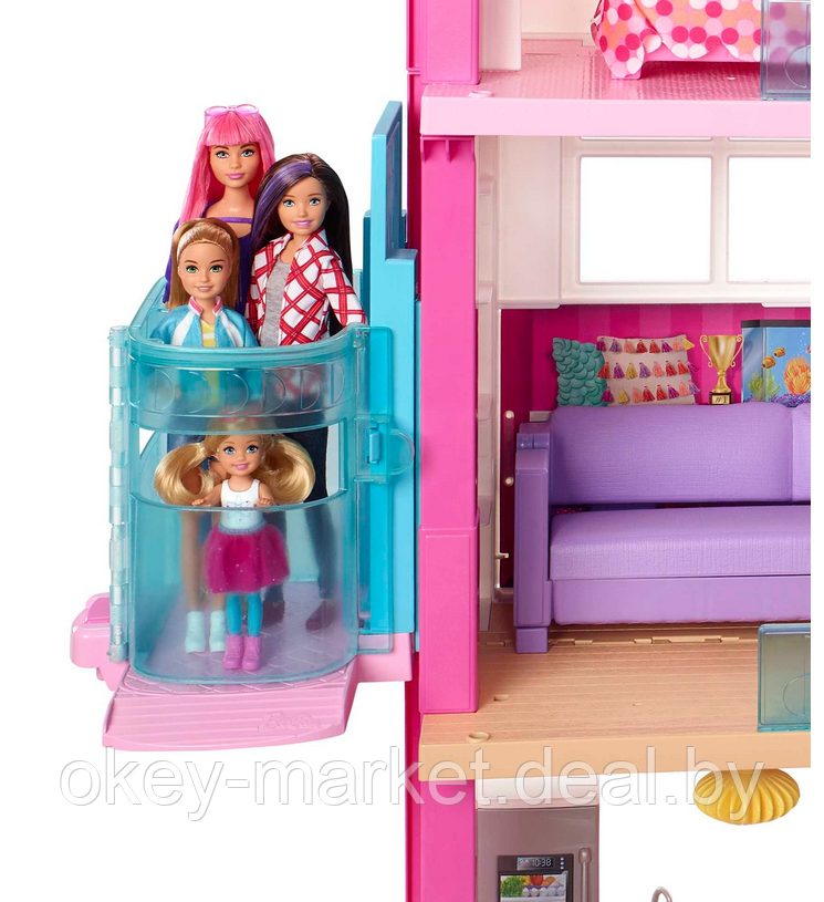 Дом для кукол Barbie Дом мечты GNH53 - фото 5 - id-p220270832